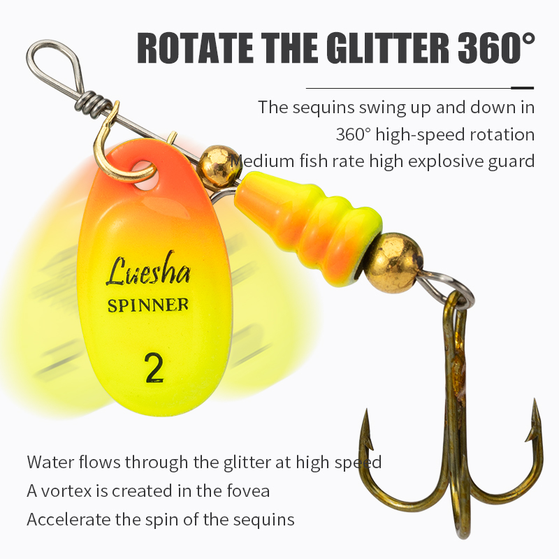 LUSHAZER 5 adet/grup Spinner Y - Fishing Hook Treble incelemesi ve fiyatı