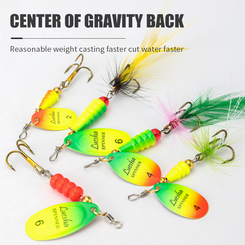 LUSHAZER 5 adet/grup Spinner Y - Fishing Hook Treble incelemesi ve fiyatı