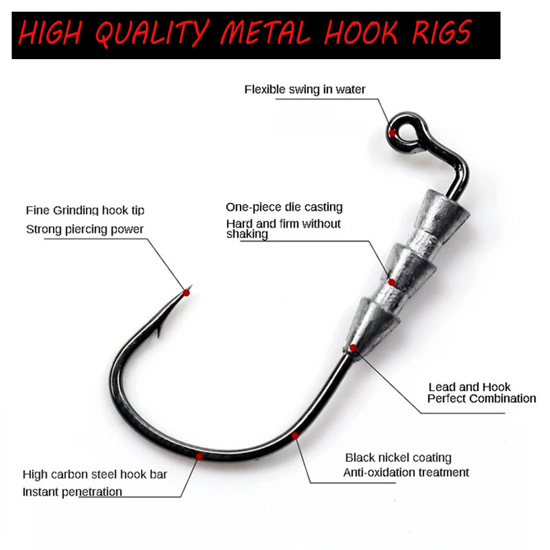 WODJYJ 10 adet 0.6g 1g balıkçı - Fishing Hook Assortment incelemesi ve fiyatı
