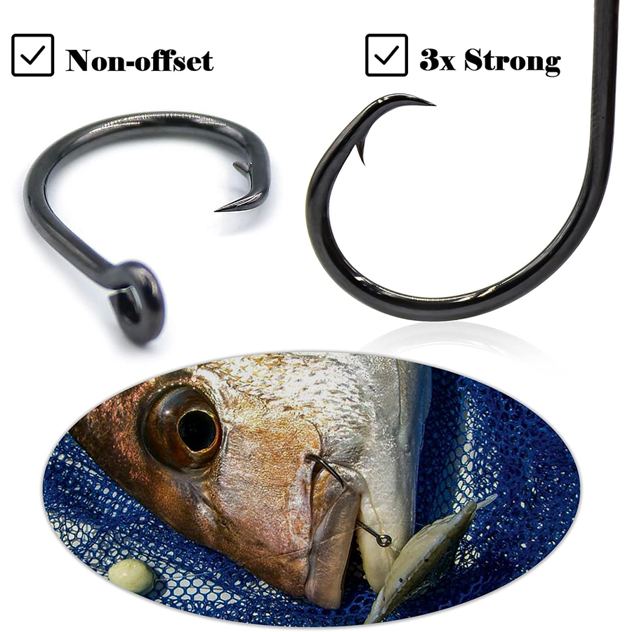 Dairesel Kancalar 3X Güçlü Tuz - Fishing Hook Offset incelemesi ve fiyatı