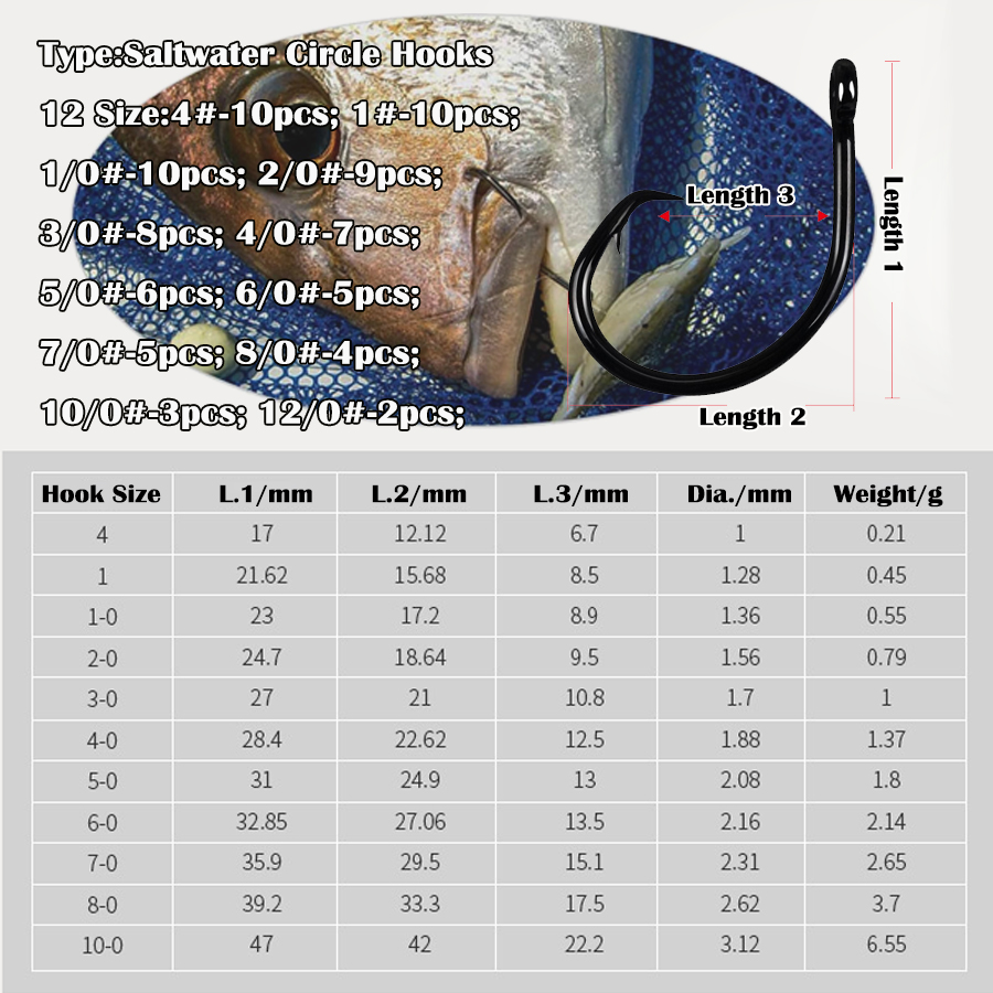 Dairesel Kancalar 3X Güçlü Tuz - Fishing Hook Offset incelemesi ve fiyatı