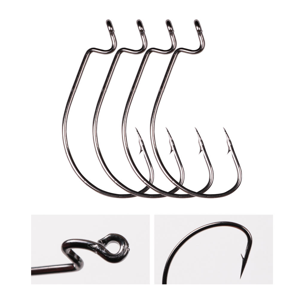 LUSHAZER 10 adet/grup Karbon Ç - Fishing Hook Offset incelemesi ve fiyatı