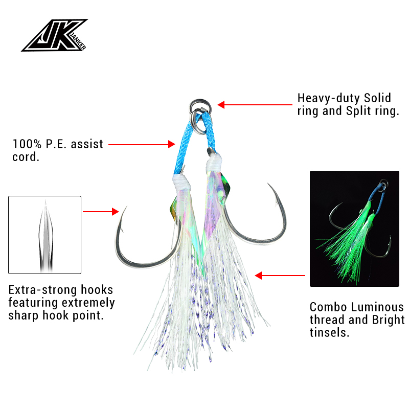 JK LAI-L Shore Jig ışık yardım - Fishing Hook Assortment incelemesi ve fiyatı