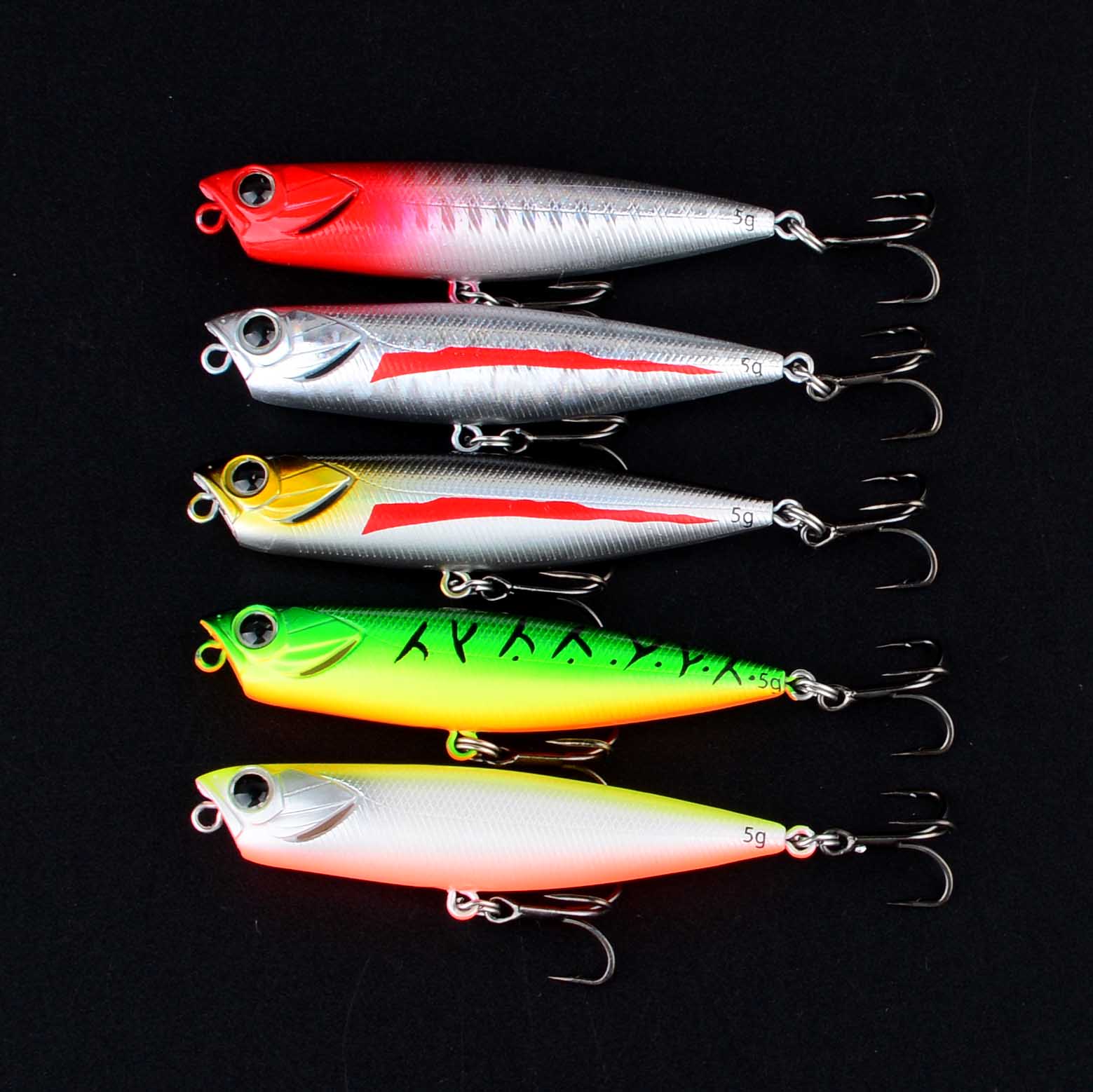 1 adet 5g 10g 14g Topwater Pop - Fishing Hook Treble incelemesi ve fiyatı